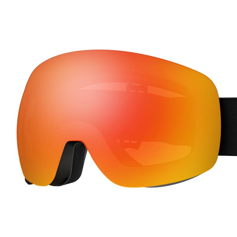 Anlorr 7088 Spherical Magnetic Ski Goggles Anti-Fog Wind Goggles for Mountaineering Anti-UV Unisex
