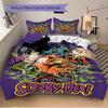 3pcs Scooby-Doo Bedding Set: Perfect for Bedroom or Guest Room. Soft and Comfortable with No Core Included Yy251031009