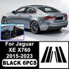 Voor Jaguar XE X760 2015-2023 B/C-stijl Stickers - PC Raam Decoratieve Strip voor Middenstijl, Auto Buitenkant Accessoires 2016