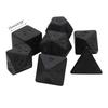 7x Polyhedral Multi Faces Acrylic Dices Game Props Educational Toy Digital Dices