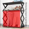 Steel Pipe Assembly Shoecase Dustproof Shoes Storage Cabinet Simple X-Shaped Shoe Rack  Students