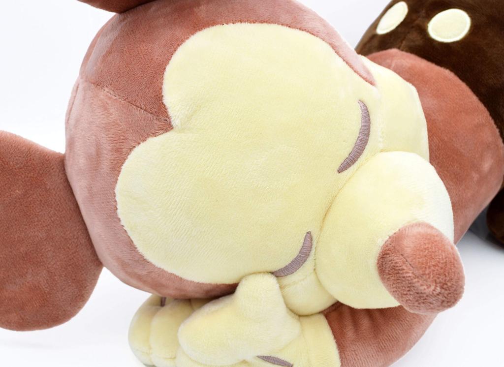 MORIPiLO Morishita Body Pillow, Mickey Mouse, Classic Brown, Approx. 45cm, Fluffy Plush Cushion, Character Merchandise, Disney, 4620361