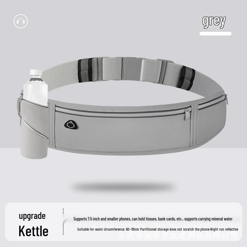 Ultra-Thin Waterproof Lycra Waist Bag with Reflective Zipper for Running