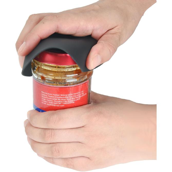 Silicone Jar Opener Gripper Pad, Jar Grippers for Opening Jars, Round Black Multi-Purpose Kitchen Gadgets, Non Slip Jar Bottle Lid Openers for