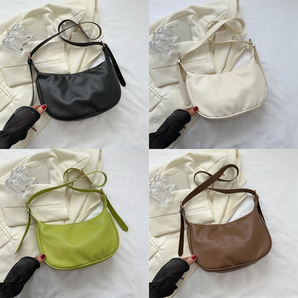 Fashionable Casual Shoulder Bag For Women 2023 Stylish Pu Leather Crossbody Bag With Polyester Lining