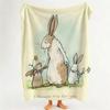 PictureBook G Guess How Much I Love You Throw Flannel Throw Blanket Suitable for Sofa Living Room Bedroom