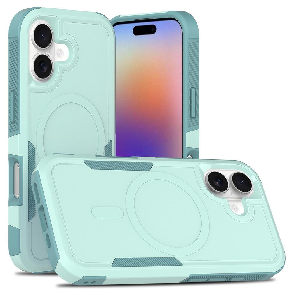 New for Apple 17pro Sail Phone Case TPU 2-in-1 16 Full Pack Anti Drop Magnetic Phone Protection Case