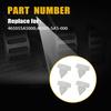 GXARTS 4Pcs Car Brake Clutch Pedal Stop Pad Replacement 46505-SA5-000 Fit for Honda Accord Acura Crosstour CR-V CRX Civic Element S2000 1010791
