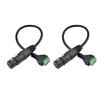 High Conductivity Copper XLR Adapter for Interference Free Signal Extension in Audios Systems