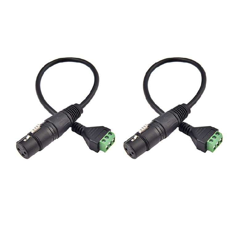 High Conductivity Copper XLR Adapter for Interference Free Signal Extension in Audios Systems