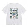 Mens Trend Comfy Classic T-Shirt Whimsical Bird With Floral Pattern Tee