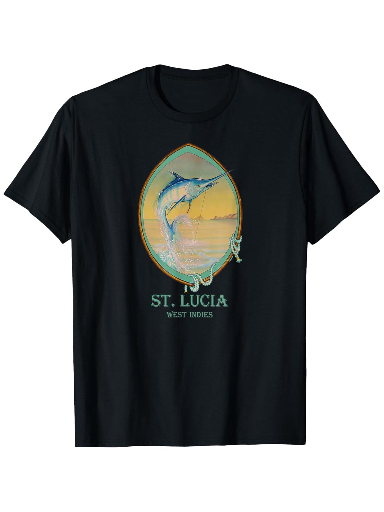 St. Lucia Vintage Fishing Tee 100% XXXL