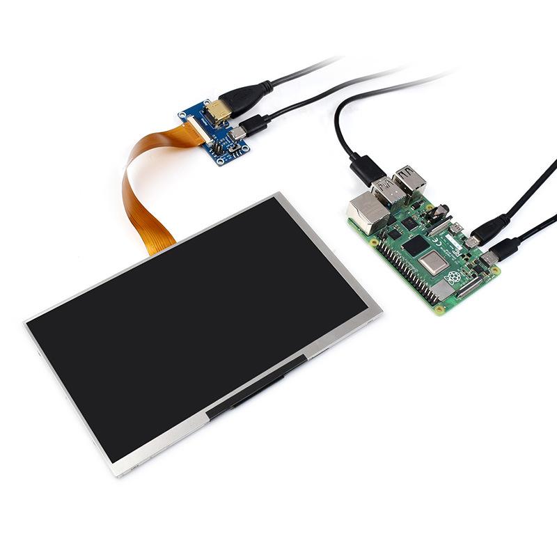 Weixue 7" IPS/QLED Display 1024×600 Thin & Light Optional Touchscreen