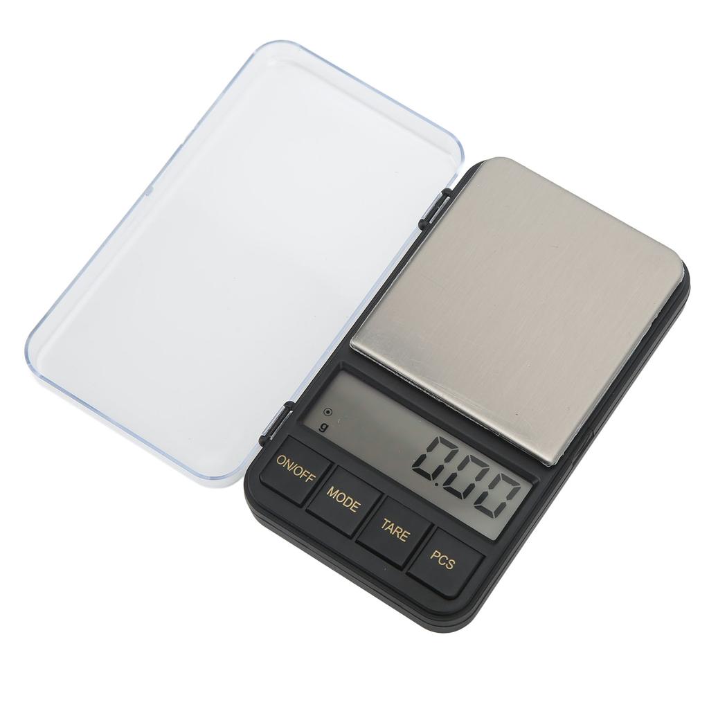 Digital Electronic Scale 200g Load LCD Blue Screen Backlight 0.01g Display Portable Jewelry Scale Pocket Scale with Tray