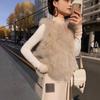 Fur vest jacket vest rabbit fur autumn and winter short Tuscan new female fox hair Korean version imitation