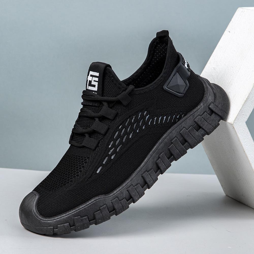 Sommer neue Outdoor trendige Mode Herren Laufschuhe atmungsaktive Herren Sportschuhe Fly-Woven Mesh lässige Herrenschuhe