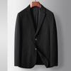 Men's Casual Suit Spring and Summer Thin Micro-elastic Single Western Solid Color Light Luxury Business Non-ironing Youth Convenient Jacket