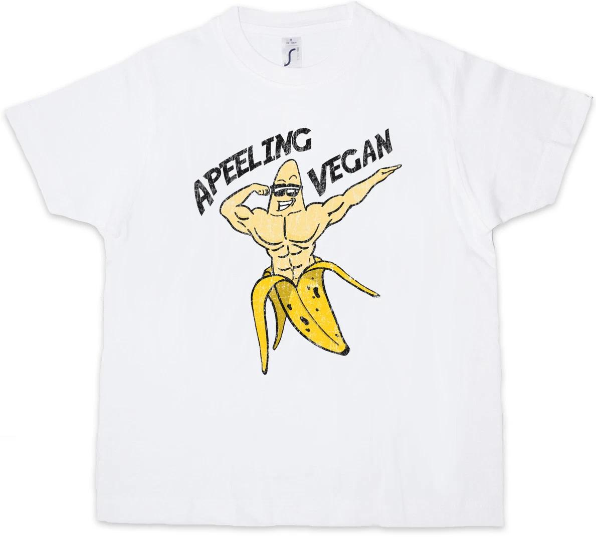 APEELING VEGAN Kids Boys kids boys T-Shirt Banana Vegan Food Vegetarian Animals Welfare 110