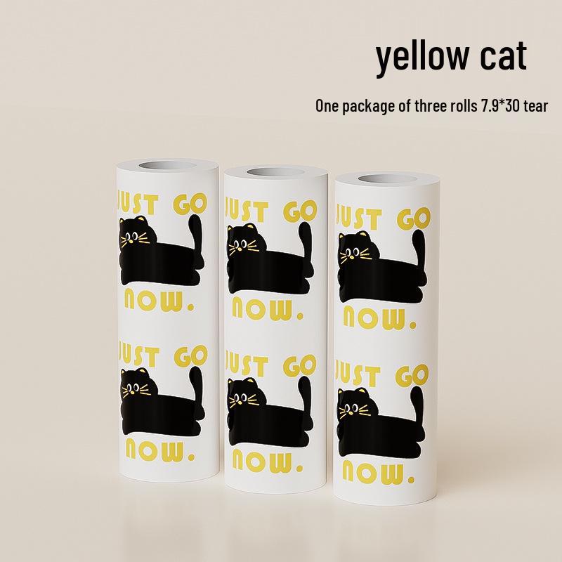 Portable Pet Lint Roller with Replaceable Paper Roll for Dust and Hair Removal