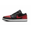 Jordan Air Jordan 1 Abrasion Resistant Coverage Low top Vintage Basketball Shoes Unisex Black Gray 553558-067(Team-SBOX)-Random packaging bags
