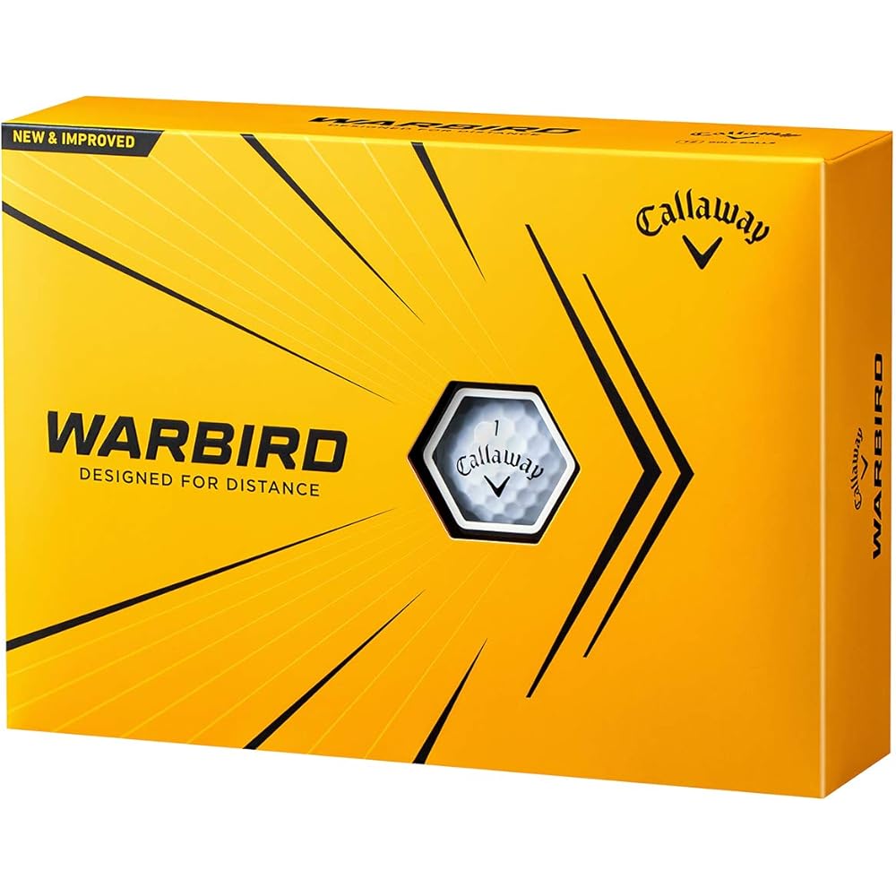 Callaway Warbird 2021 Golf Balls 12 Pack 2-Piece White