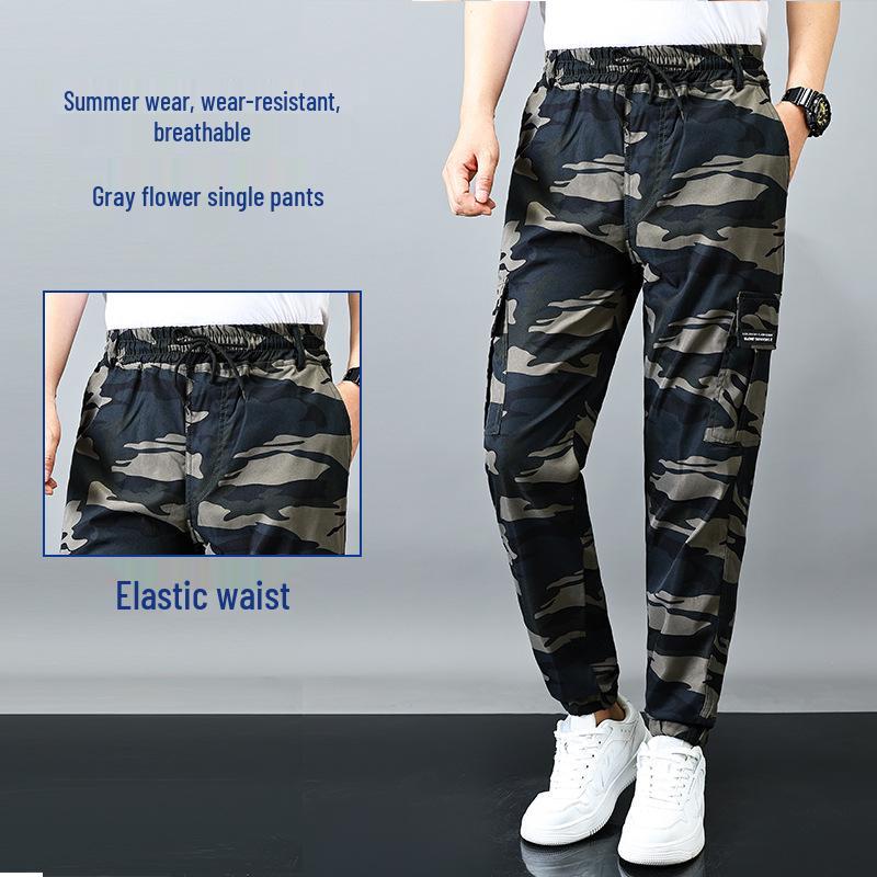 

Men s 2026 Camouflage Casual Outdoor Work Pants - Wear-Resistant Loose Joggers Fits 180-190 kg