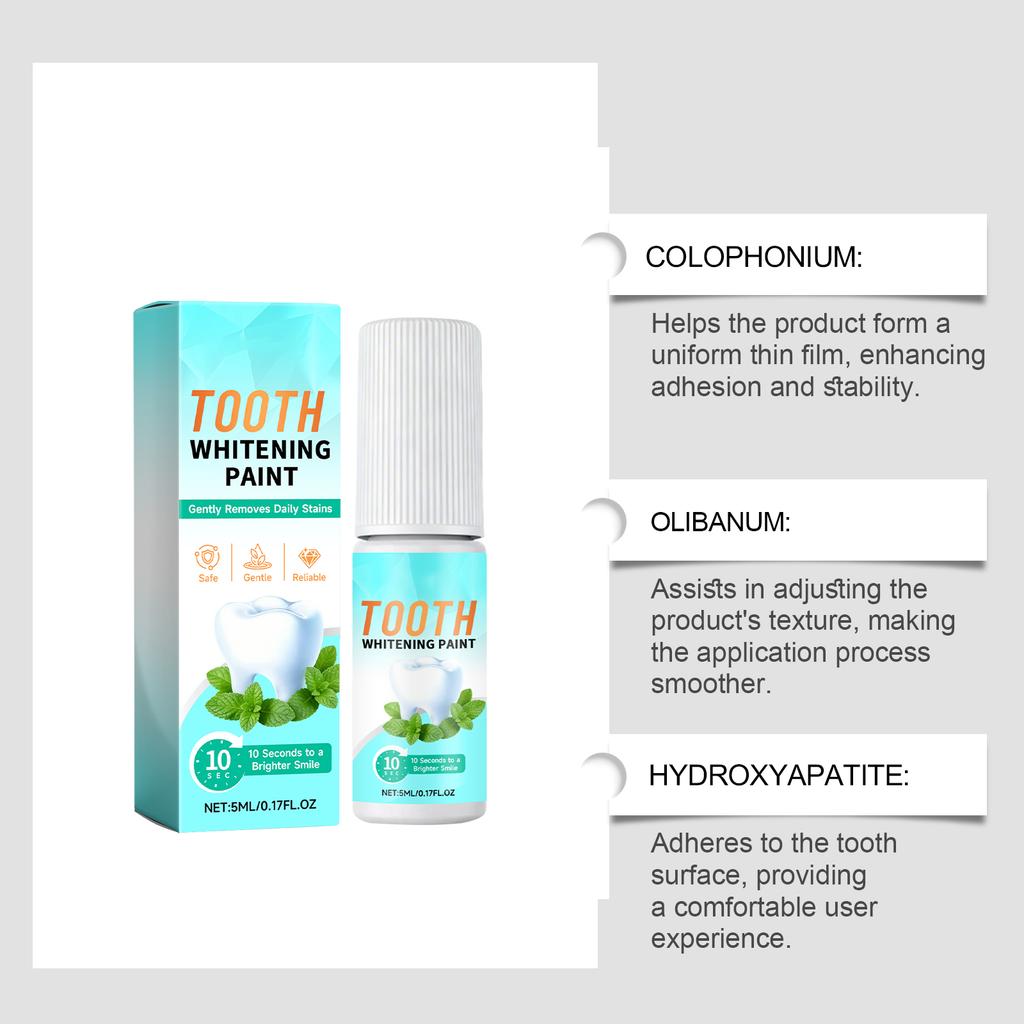 Instant Teeth Whitening Paint Teeth Paint For Teeth Whitening  Fot Getting A Brighter And More Confident Smile  20ml