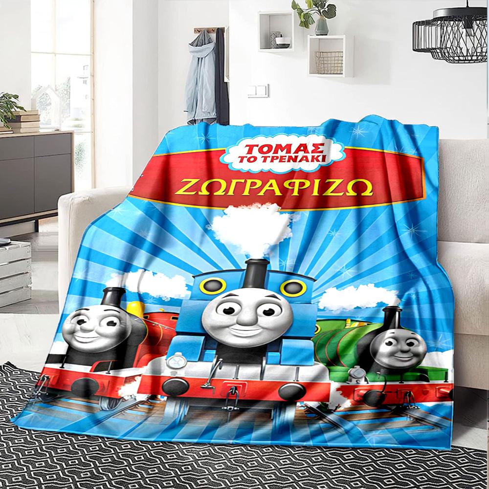 1pc Thomas Friends Spills Thrills flannel Blanket for Super Soft Cute Comfort Blanket for Travel Bedding Couch Sofa Blanket Y73018