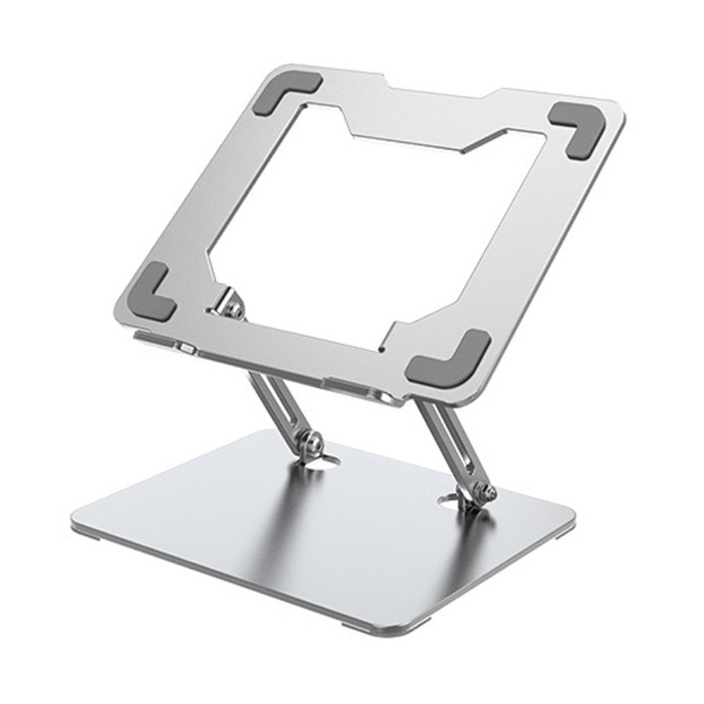 GFS012-T Foldable Carbon Steel Laptop Cooling Stand Adjustable Height Hollow Out Tablet Support A