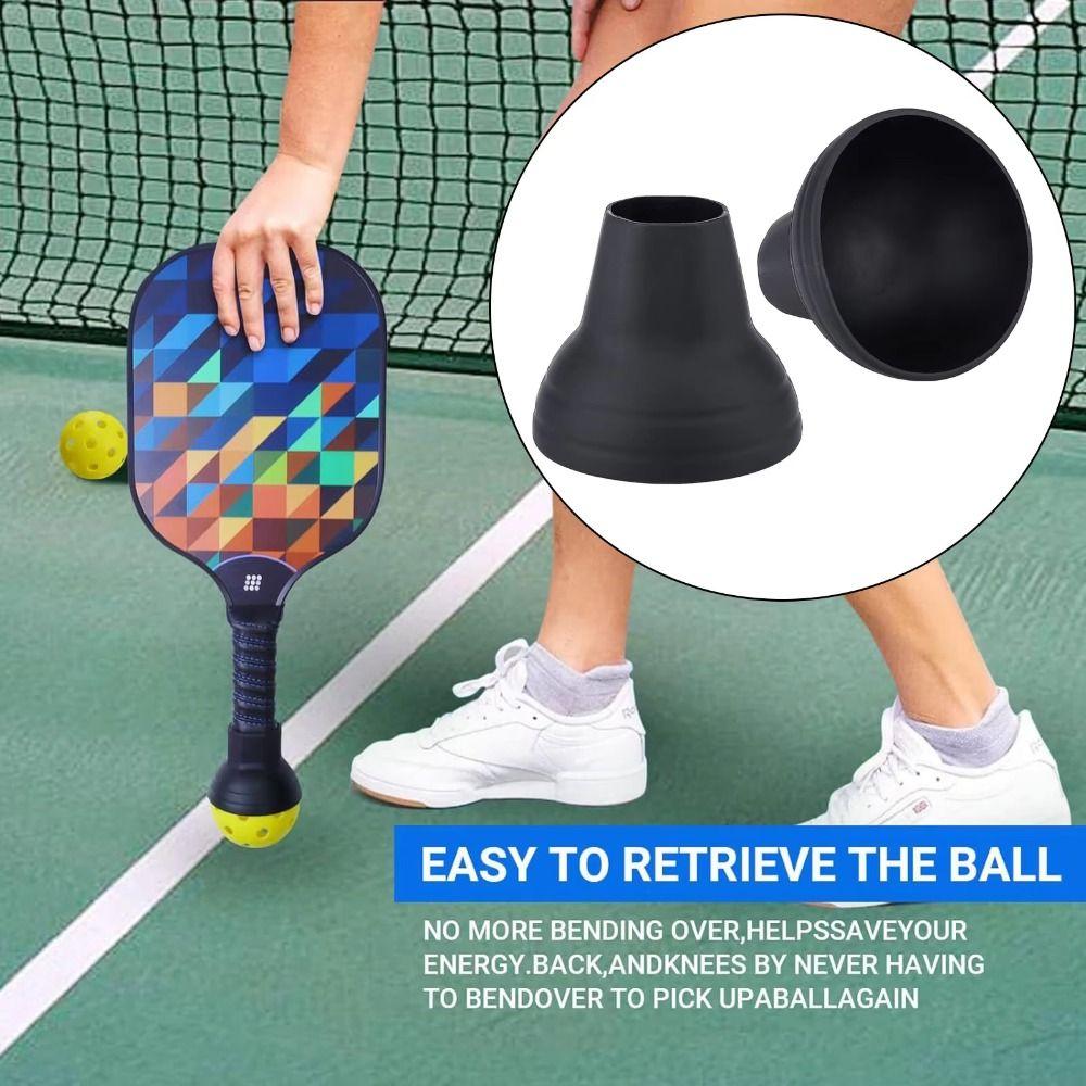 Easy Attaches Pickleball Balls Retriever Picker Silicone Ball Picker  Fits All Standard Pickleball