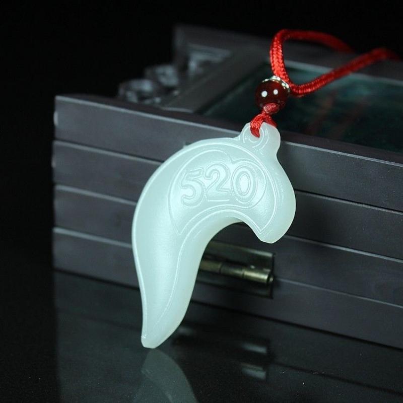 

Pendant Natural Heart-shaped Lifelong Couple Necklace 50CM