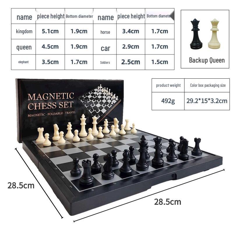 Brangdy Magnetic International Chess Set