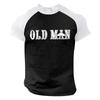 Men's Casual Raglan Sleeve T-Shirt with Graphic Print Comfortable Vintage Style Tee for Everyday Wear