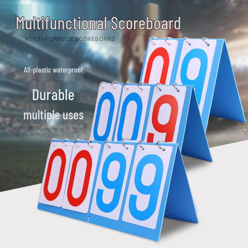 Second, Third, and Fourth Six-Digit Scoreboard for Basketball and Billiards - Two-Color Display.