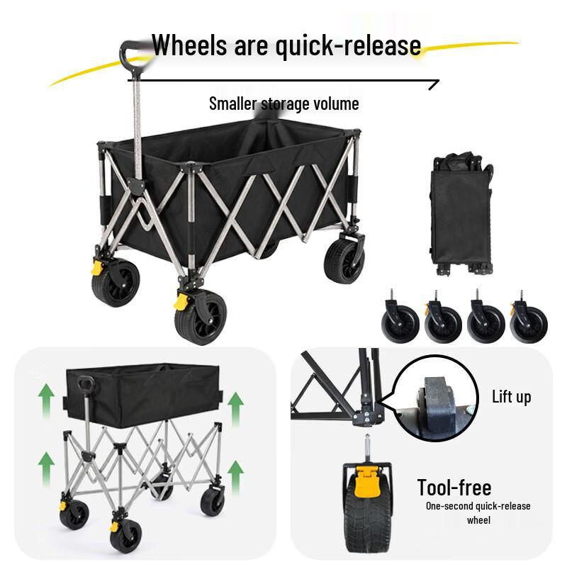 Outdoor Folding Utility Cart
