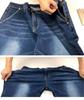 Tenflow Plus Size Denim Jeans with Straight Cotton Pants for Spring and Autumn Men's Stretch, Leg, (Size 40, Blue)