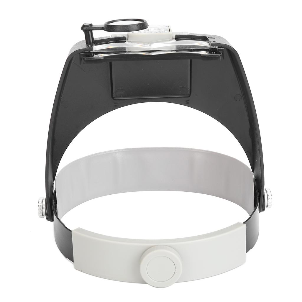 Headband Magnifier Glasses 1.5X 3X 8.5X 10X Magnification Head Mount Magnifier with LED Light