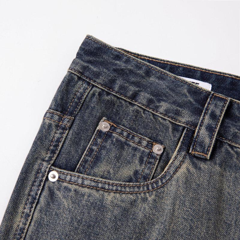 CHOCOOLATE i.t Vintage Distressed Loose Straight Jeans