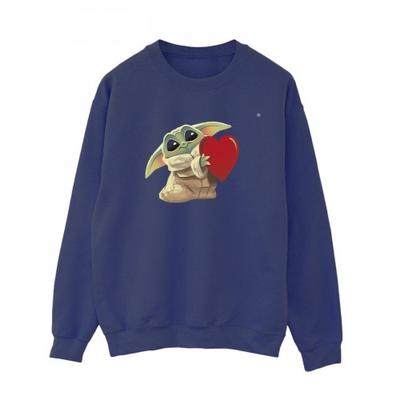 Womens/Ladies The Mandalorian The Kids With Heart Sweatshirt