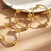 Faux Pearl Bracelet 3Pcs Women Adjustable Opening Design Imitation Delicate