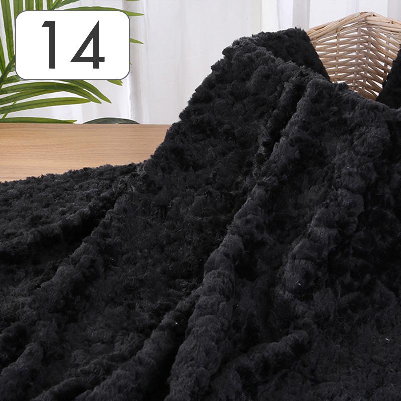 25x50cm Embossed Microfiber Plush Faux Fur Fabric Imitation Rabbit Fur Fabric For DIY Doll Garment Patchwork Sewing Material