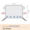 Magnetic Car Windshield Snow & Sun Cover: Dustproof, Heat-Insulating Half Sunshade