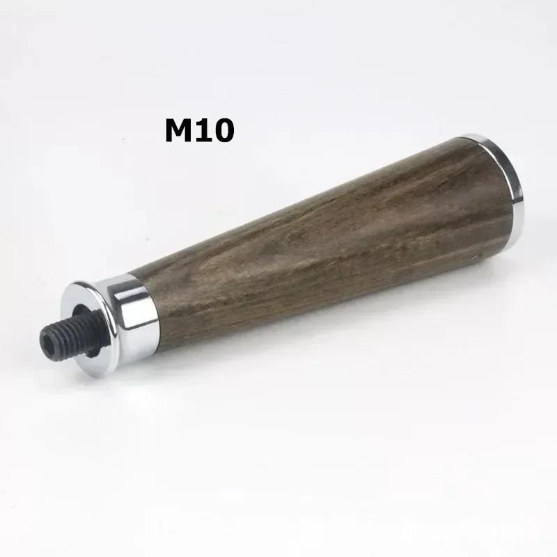 DIY  M10/M12 Thread Portafilter Handle for Italian Coffee Machine Solid Wooden Coffee Accessories Replacement