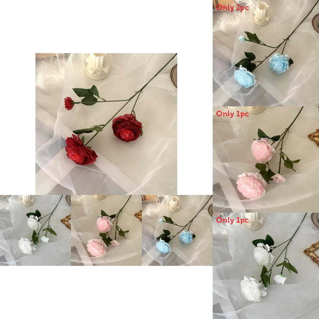 Premium Silk Peony Bouquet For Wedding Centerpiece Home Table Decoration Styling