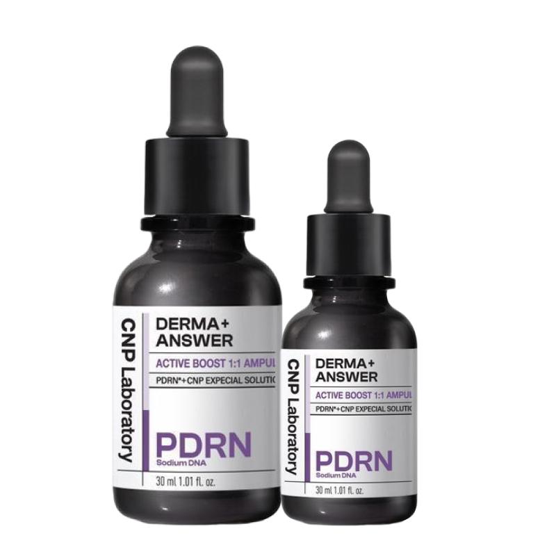 CNP Laboratory Derma+ Answer Active Boost PDRN Ampoule Skin Repair & Firming Care Set 30ml + 15ml