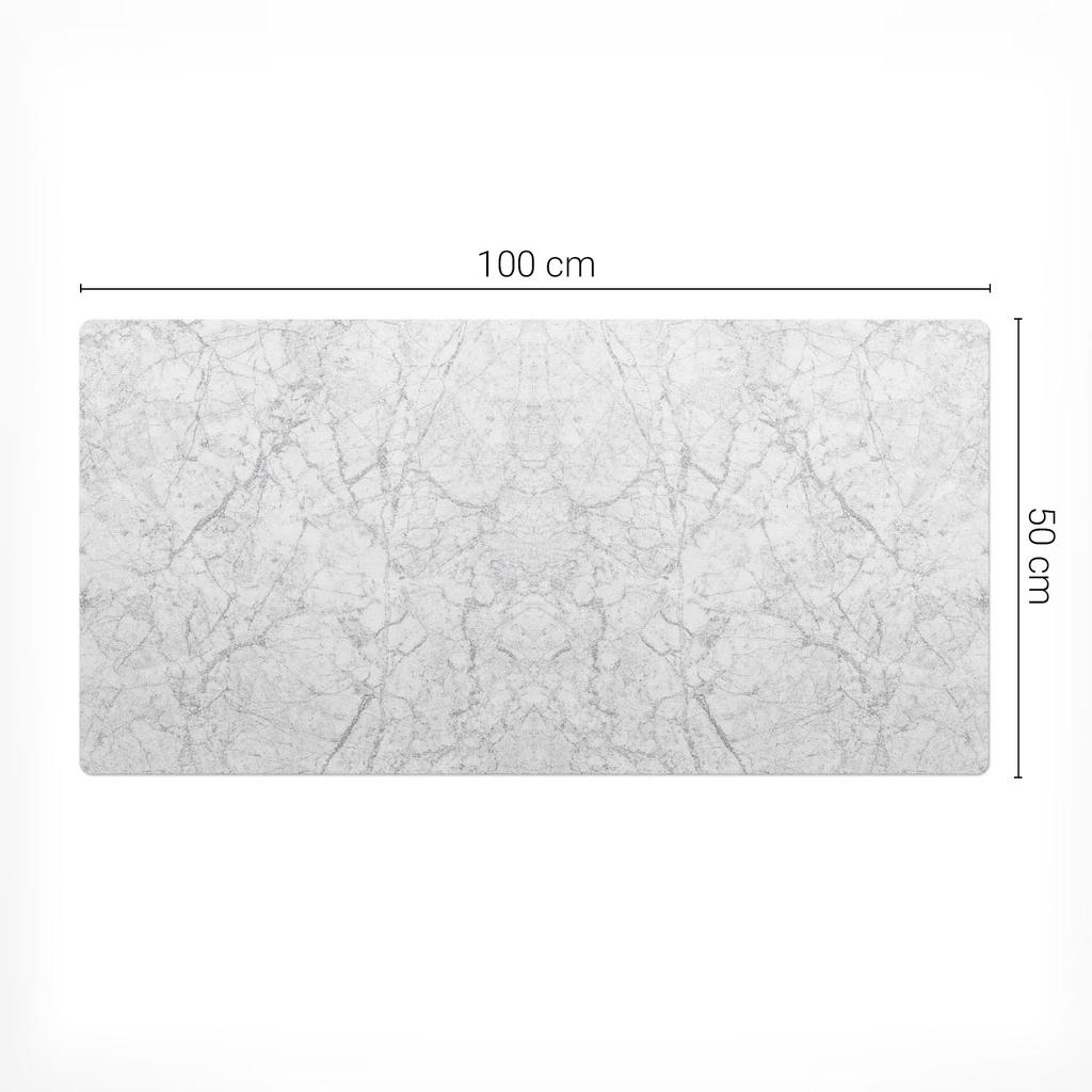 Desk Pad for Mouse Keyboard and Laptop Marble Patterns 100X50 Cm