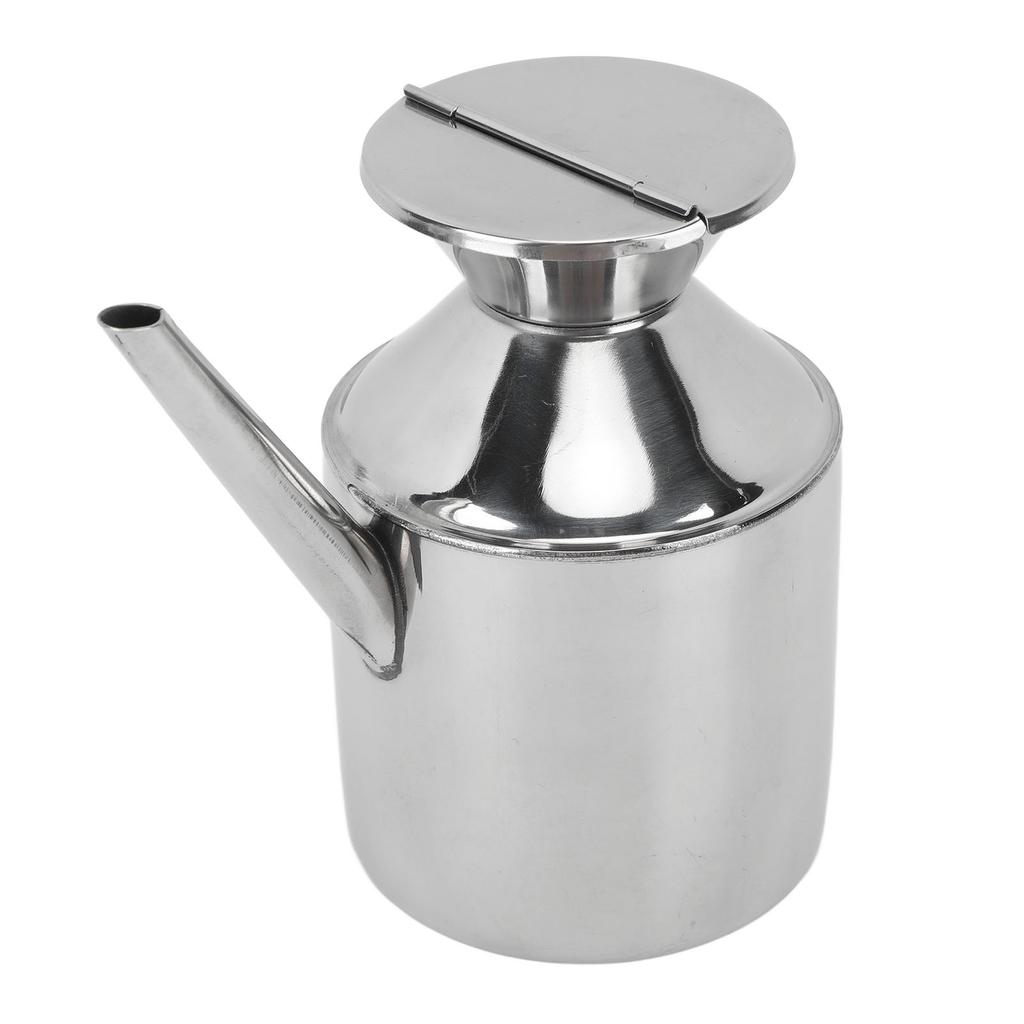 Stainless Steel Oil Can Multipurpose Oil Container Oil Dispenser Bottle for Soy Sauce Vinegar Cooking Wine