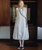 Annies Balloon String Dress (Beige)