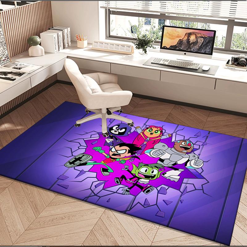 Titans Go! Area Rug Suitable for Indoor And Outdoor,Carpets for Playroom, Homes, Offices, Living Rooms,Home Decor,Christmas Fan Gift