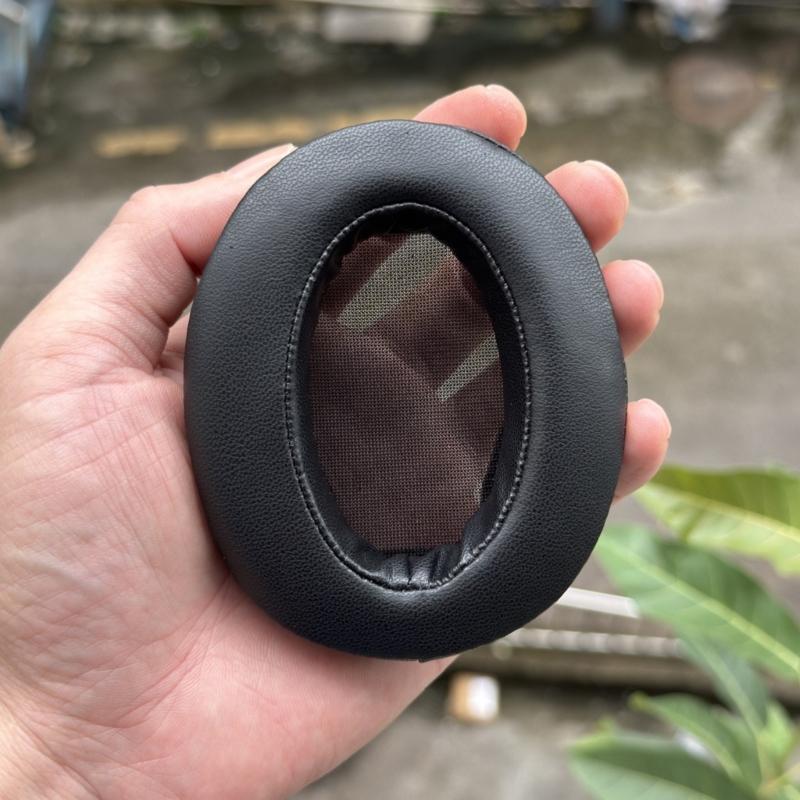 Polyester Composite Lambskin Headphone Cushions Strong Replacement Ear Covers Noise Reducing Pair for WH-H910N